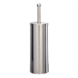 Portascopino da terra in acciaio inox H38cm
