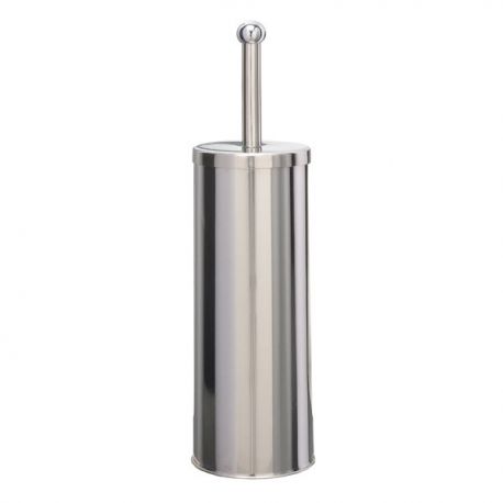 Portascopino da terra in acciaio inox H38cm