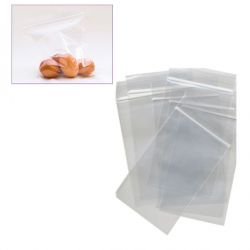 Sacchetti pl. 18x25 con chiusura 100pz