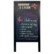 Lavagna nera c/cavalletto cm 68x120 nera