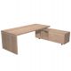 Scrivania man. FORMA f.melam. 225x170cm ciliegio