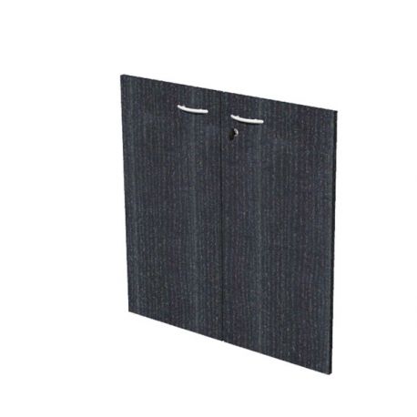 Coppia ante basse FREE 80x67h serr. nero venato