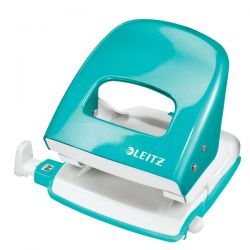 Perforatore Leitz 5008 WOW 2fori 30fg. acqua mar.