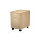 Cassettiera 1cassetto+ 1class. SOLIDA rovere