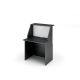 Banco reception READY 80x76x117h nero/bianco