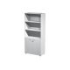 Armadio AR alto+ante basse 90x46x200h grigio