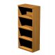 Libreria alta ARCHIVE 76x32x196h noce chiaro