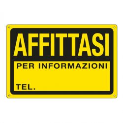 Cartello ppl 20x30cm AFFITTASI