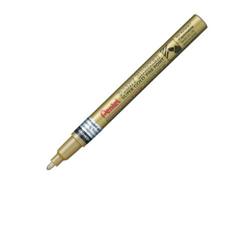 Paint Marker Pentel punta fine F argento