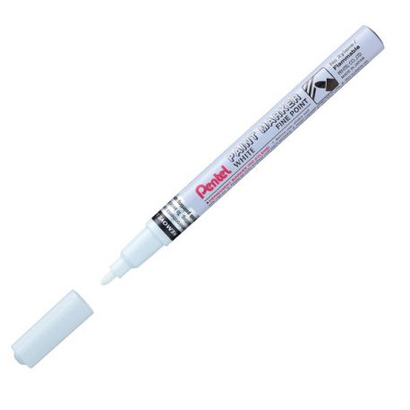 Paint Marker Pentel punta fine F bianco
