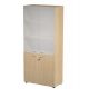 Armadio AR ante basse+vetro 90x46x200h rovere