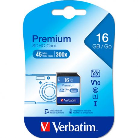 Memoria SD-HC classe 10 16GB