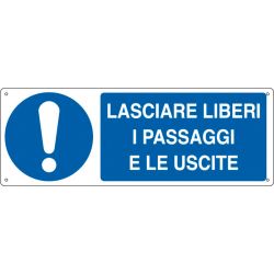 CARTELLO ALL. 35X12,5CM OBBL. PROT. GLI OCCHI