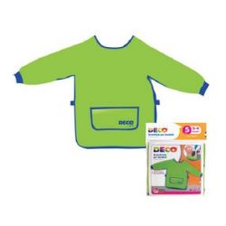 GREMBIULE IN PLASTICA MANICHE LUNGHE 4/6 ANNI