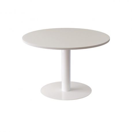 TAVOLO TONDO DIAM. CM.115X 75 H BIANCO