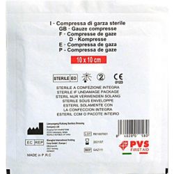 Garza sterile 25 strati cm 10x10 busta singola