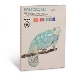 Gessetti quadrati policromi 24pz assortiti