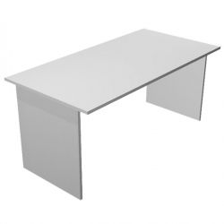 Scrivania FREE 160x80cm f.melam. grigio