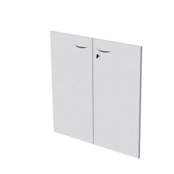 Coppia ante basse FREE 80x67h serr. grigio