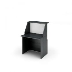 Banco reception READY 80x76x117h nero/bianco