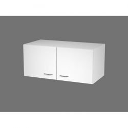Sopralzo AR + ante melamin. 90x46x40h bianco