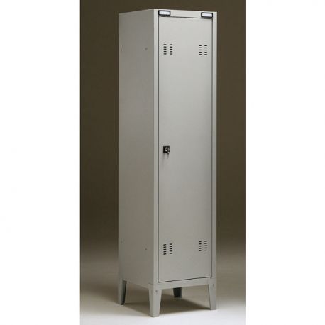 Armadio spogliatoio 1 posto 38x35x180H grigio T2