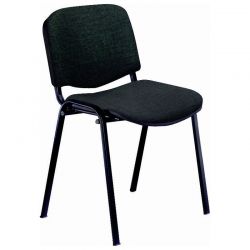Sedia attesa Dado imbottita nero