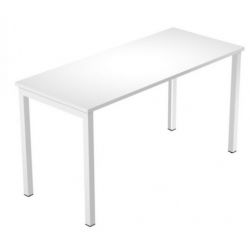 Scrivania Venere 140x60x72h bianco antibatterico