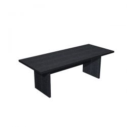 Tavolo riun. FORMA f.melam. 220x100cm nero venato