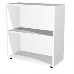 Libreria bassa ARCHIVE 76x32x82h bianco