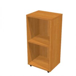 Libreria bassa ARCHIVE 40x32x82h noce chiaro