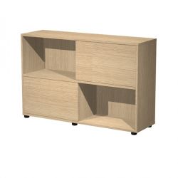 Libreria Teris 2 ante scorr. 120x35x79h rov/rov