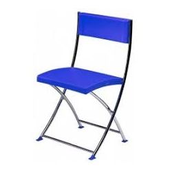 Sedia attesa ETA richiudibile blu